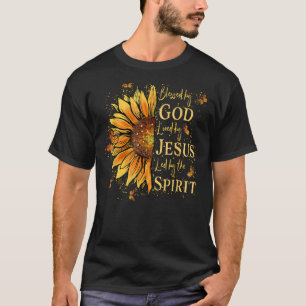Blessed By God - Loved By Jesus, Sunflower 1 T-Shirt