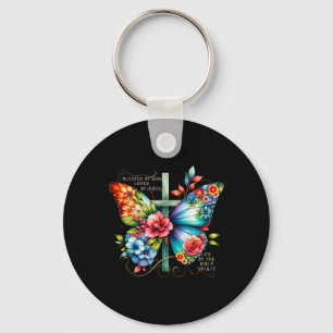 Blessed By God Loves By Jesus Easter Day Key Ring