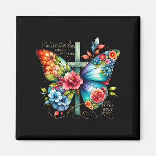 Blessed By God Loves By Jesus Easter Day  Magnet