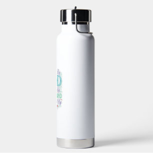 Blessed By God Spoiled By My Husband Shirt Design_ Water Bottle