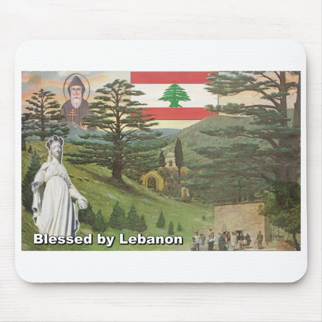 Blessed by Lebanon Mouse Pad (Front)