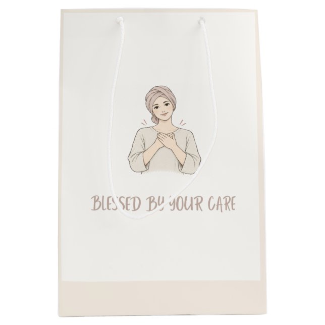 Blessed by you medium gift bag (Front)