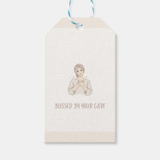 Blessed by your care gift tags
