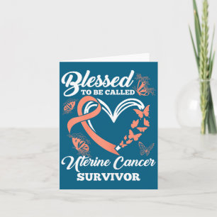 Blessed Called Uterine Cancer Survivor Card