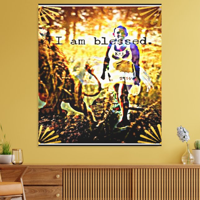 Blessed Candy Canvas Print (Insitu(LivingRoom))