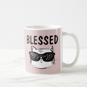 BLESSED CAT COFFEE MUG