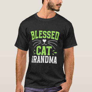 Blessed Cat Grandma T-Shirt