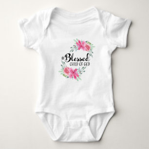 Blessed child of God Baby Bodysuit