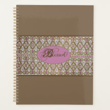 Blessed! - Chocolate & Purple Planner (Brown)