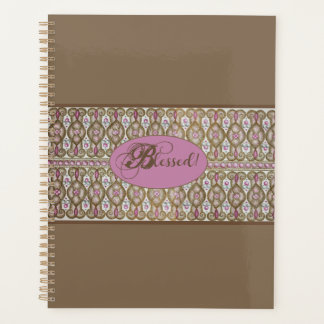 Blessed! - Chocolate & Purple Planner (Brown)