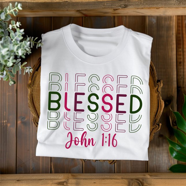 Blessed Christian Christmas Women's T-Shirt (Creator Uploaded)