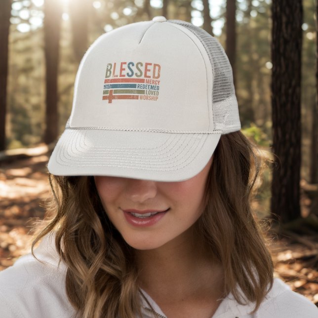 Blessed Christian Trucker Hat (Creator Uploaded)