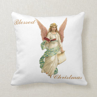 Blessed Christmas Angel Pillow 16"