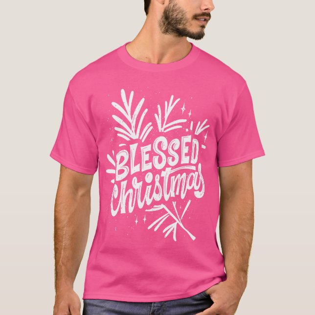 Blessed Christmas boy T-Shirt (Front)