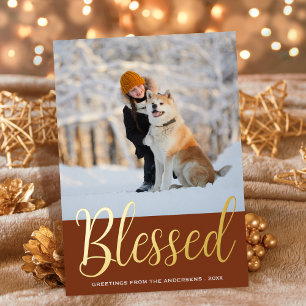  Blessed Christmas Custom Photo 