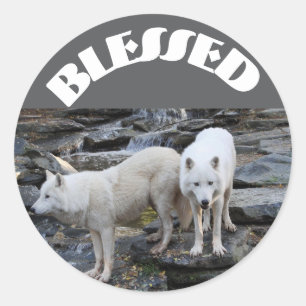 Blessed Classic Round Sticker