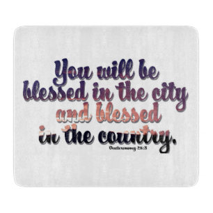 Blessed cutting board