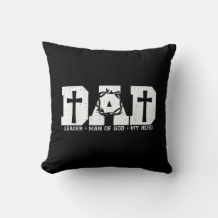 Blessed Dad Daddy Cross Christian Religious Father Cushion