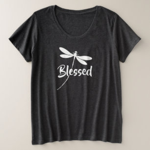 Blessed dragonfly plus size T-Shirt