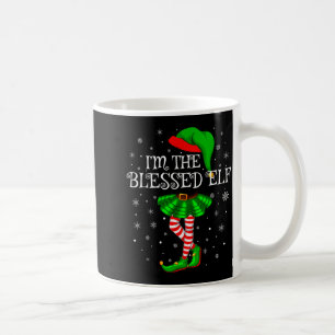 Blessed Elf Christmas Matching Family Women Girls Coffee Mug