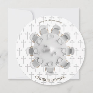 Blessed Evening Christian Dinner Invitation
