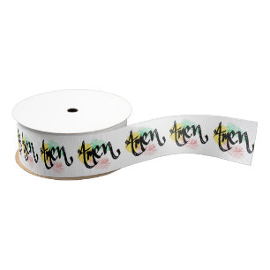 Blessed Faith  Amen Tropical Summer Grosgrain Ribbon