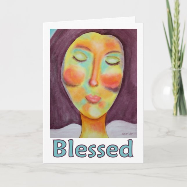 "Blessed" Fine Art Holiday Greeting (Front)