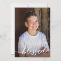 Blessed First Holy Communion Photo Thank you