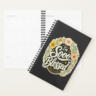 Blessed Floral Christian Faith Based Design  Planner