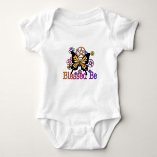 blessed flowers baby bodysuit