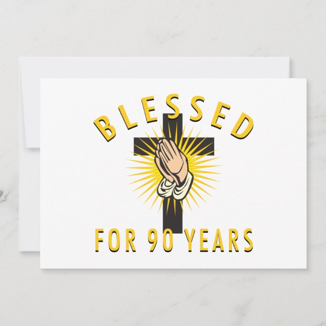 Blessed For 90 Years (Front)