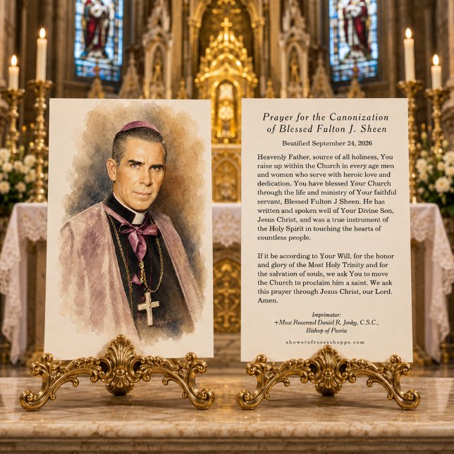 Blessed Fulton Sheen Canonisation Prayer  (Creator Uploaded)