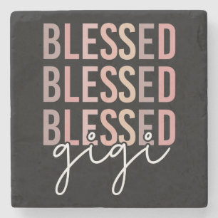 Blessed Gigi   Gifts for Gigi Grandma  Stone Coaster