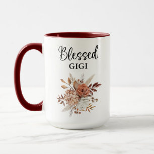 Blessed Gigi   Psalm 127:3   Fall Floral Mug