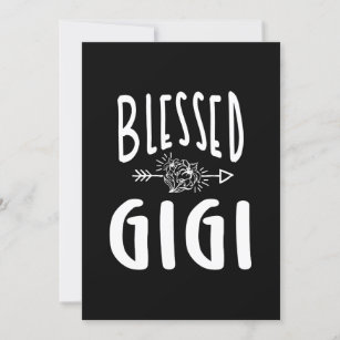 Blessed Gigi Shirt Mothers Day Gifts Invitation