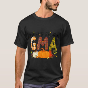 Blessed Gma Pumpkin Fall Autumn Thanksgiving Mom W T-Shirt