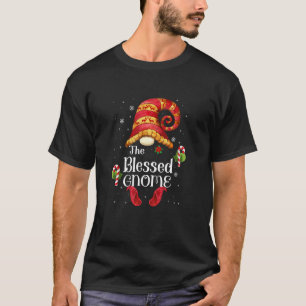 Blessed Gnome Matching Family  Christmas Gnome Pjs T-Shirt