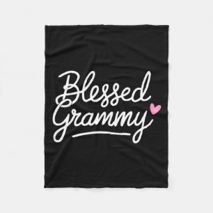 Blessed grammy shirt women grandma grammy mothers fleece blanket