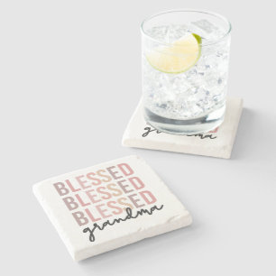 Blessed Grandma   Gifts for Grandma  Stone Coaster
