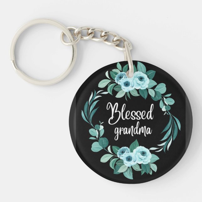 Blessed grandma key ring (Front)