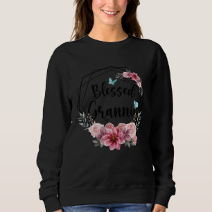 Blessed Grannie with Floral Mother s Day 2023 Sweatshirt