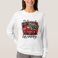 Blessed Granny Red Truck Vintage Christmas Tree