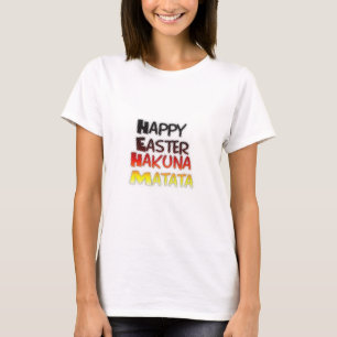 Blessed Happy Easter Hakuna Matata Holiday Season T-Shirt
