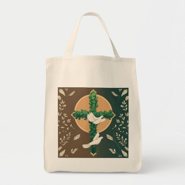 Blessed Harmony Path Tote Bag (Front)