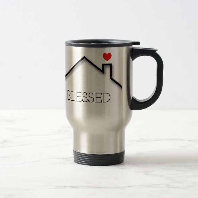 Blessed Home Travel Mug (Right)