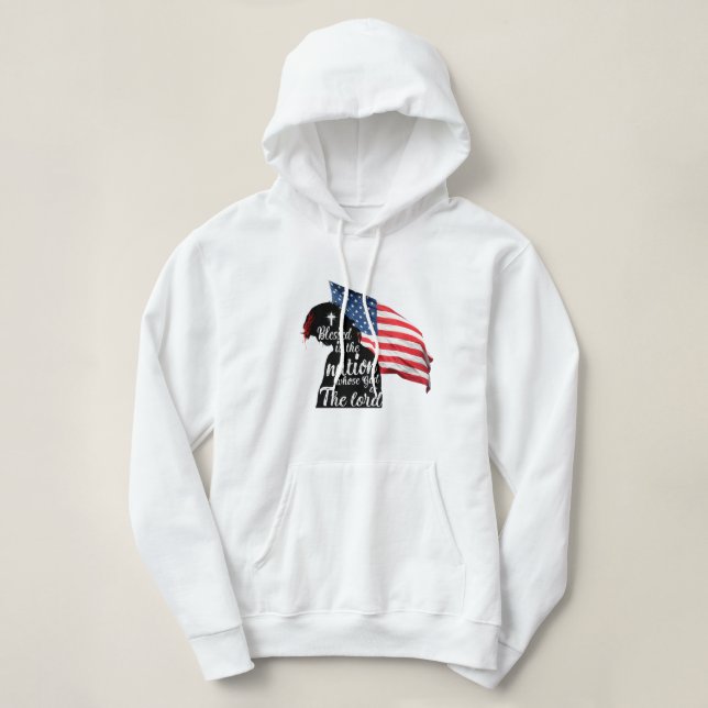 Blessed In The Nation Whose God The Lord Shirt  (Design Front)