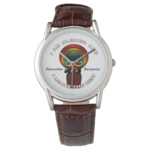 Blessed Inspired Thankful Grateful Personalise Watch