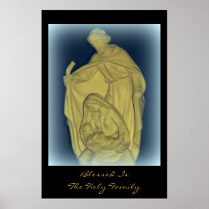blessed is the holy family poster