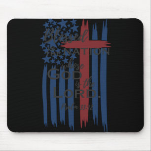 Blessed Is The Nation Whose God Is The Lord Americ Mouse Pad