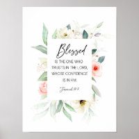 Blessed Is The One, Jeremiah 17:7, Bible Verse Wal